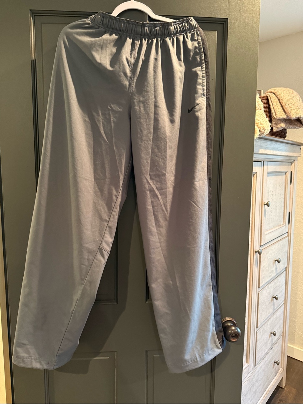 Nike Gray Athletic Track Pants XL Men’s